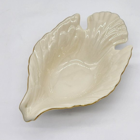 Lenox Dove Dish Open Candy Dish Hand Decorated 24k Gold Trim Made in USA - Picture 4 of 7